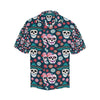 Sugar Skull Print Design LKS308 Men's Hawaiian Shirt