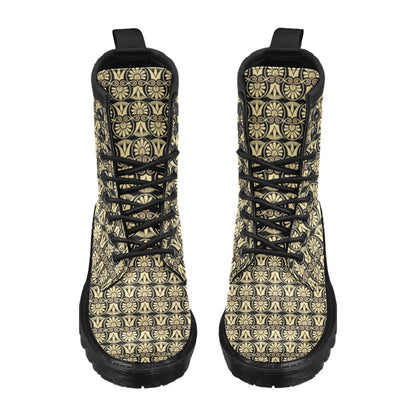 Ancient Greek Print Design LKS3014 Women's Boots