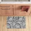 Polynesian Tribal Pattern Kitchen Mat