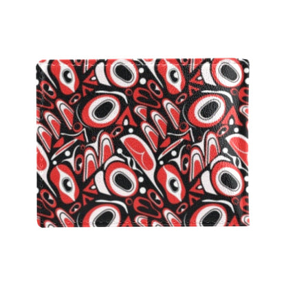 Totem Pole Texture Design Men's ID Card Wallet