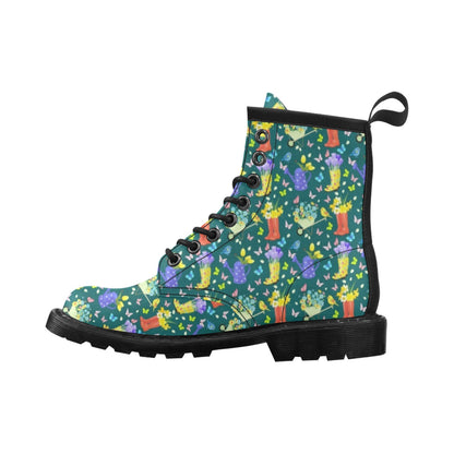 Gardening Pattern Print Design G08 Women's Boots