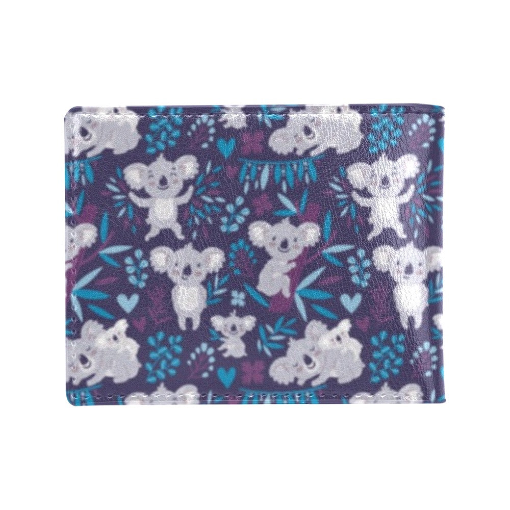 Koala Cute Themed Design Print Men's ID Card Wallet