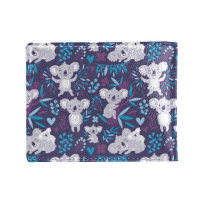 Koala Cute Themed Design Print Men's ID Card Wallet