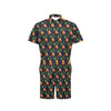 Camfire marshmallow Camping Design Print Men's Romper