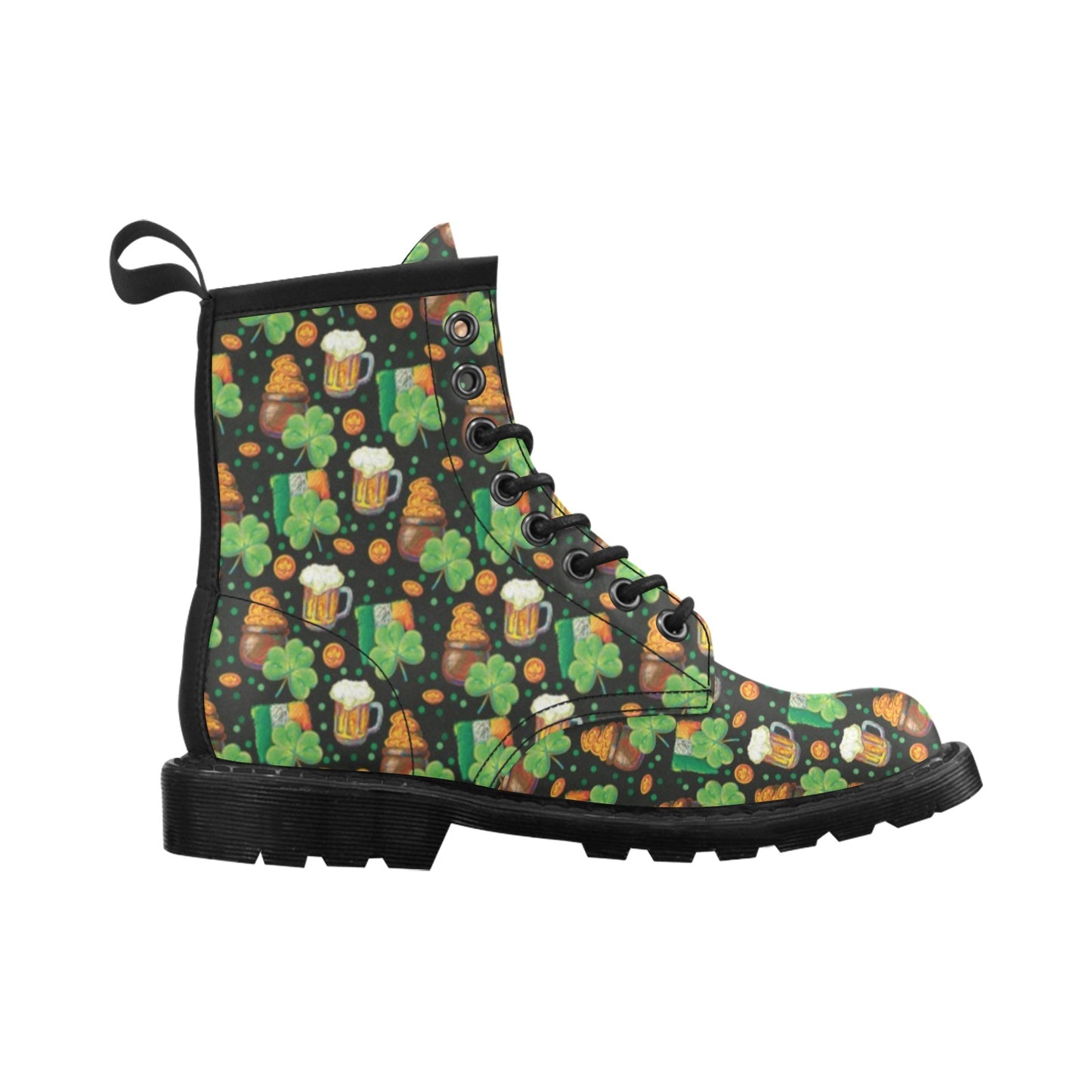 St Patricks Day Print Design LKS303 Women's Boots