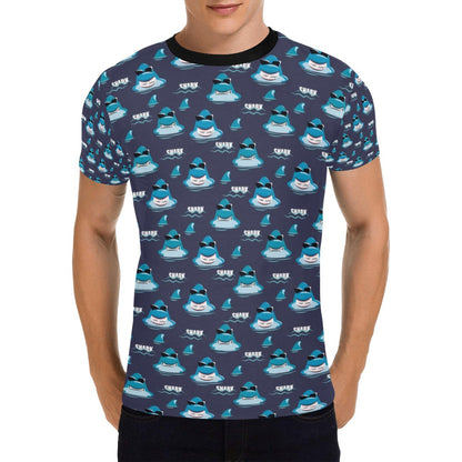 Shark Print Design LKS309 Men's All Over Print T-shirt