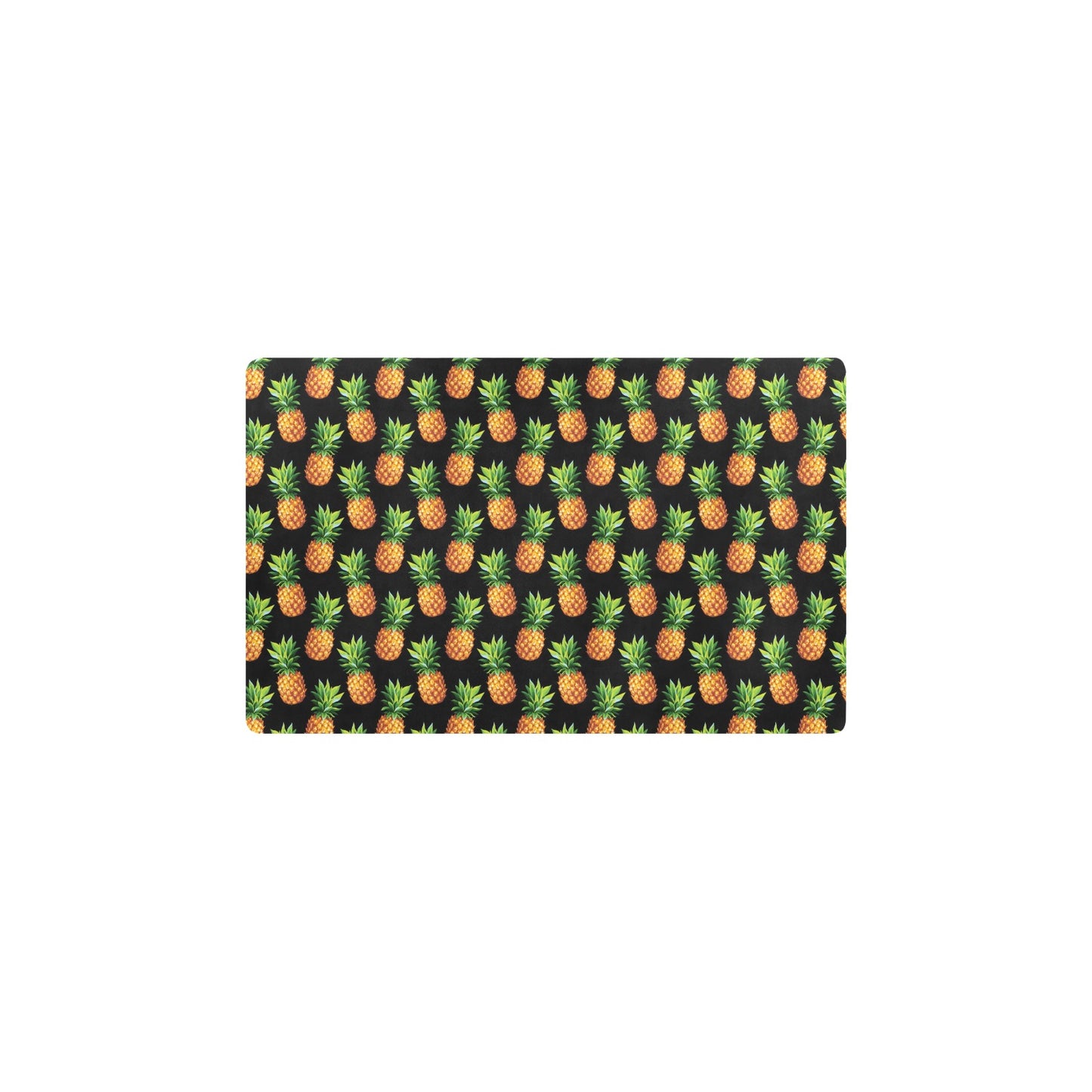 Pineapple Cute Print Design Pattern Kitchen Mat