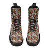 Sugar Skull Print Design LKS306 Women's Boots