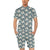 Wave Art Print Men's Romper