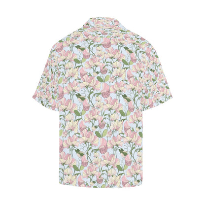Sweet Pea Print Design LKS304 Men's Hawaiian Shirt