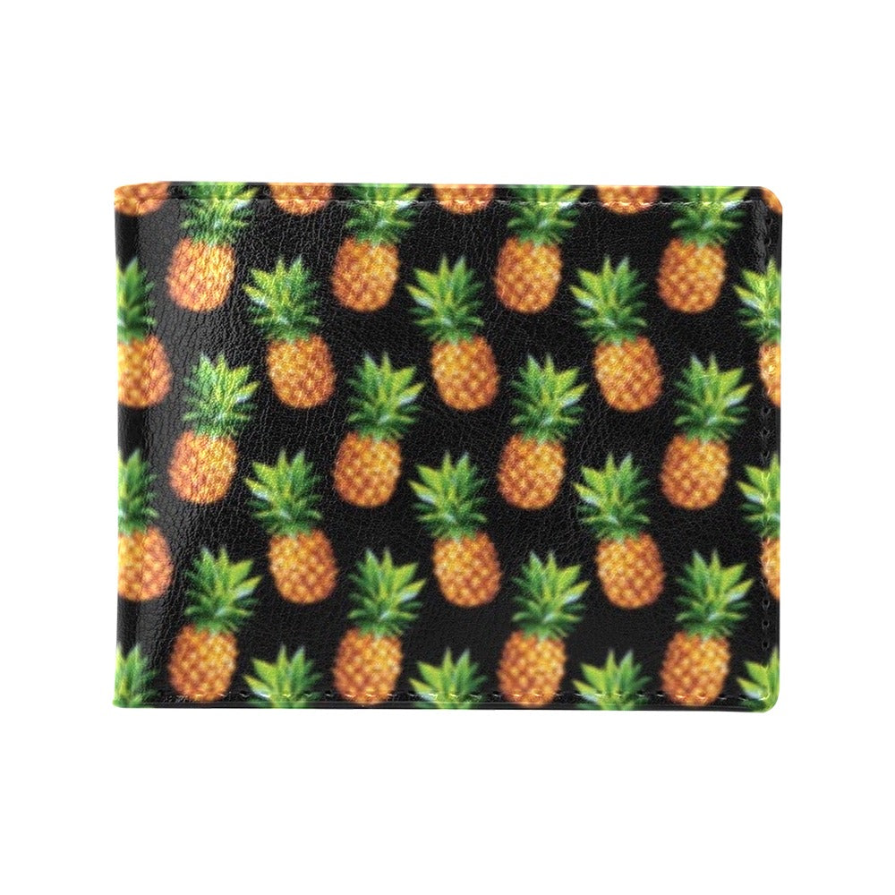Pineapple Cute Print Design Pattern Men's ID Card Wallet