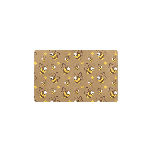 Bee Pattern Print Design BEE09 Kitchen Mat