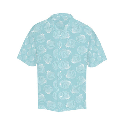 Seashell Print Design LKS3010 Men's Hawaiian Shirt
