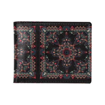 Bandana Print Design LKS307 Men's ID Card Wallet