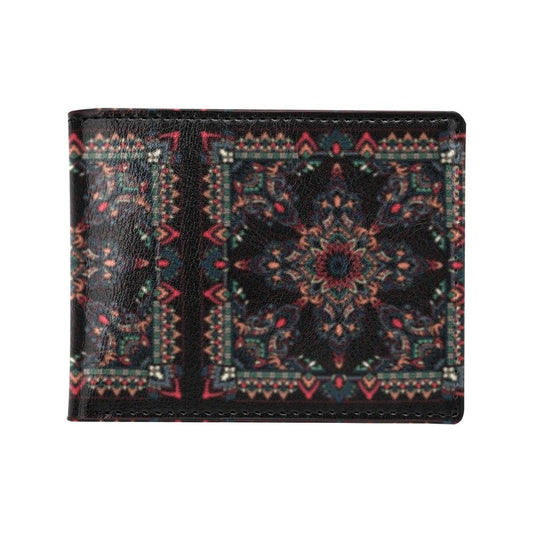 Bandana Print Design LKS307 Men's ID Card Wallet