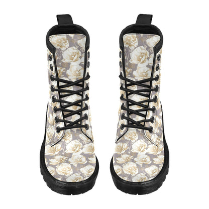 Anemone Pattern Print Design AM05 Women's Boots