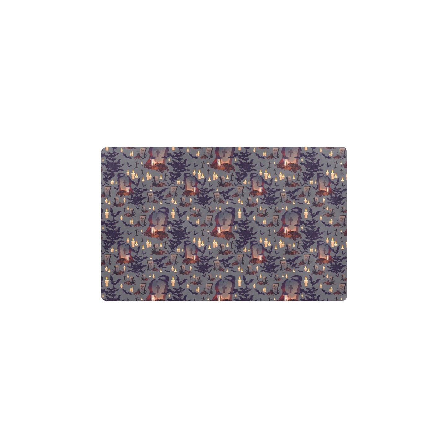 Creepy Graveyard Print Design LKS301 Kitchen Mat