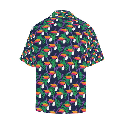 Toucan Print Design LKS302 Men's Hawaiian Shirt