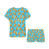 Burrito Print Design LKS301 Women's Short Pajama Set