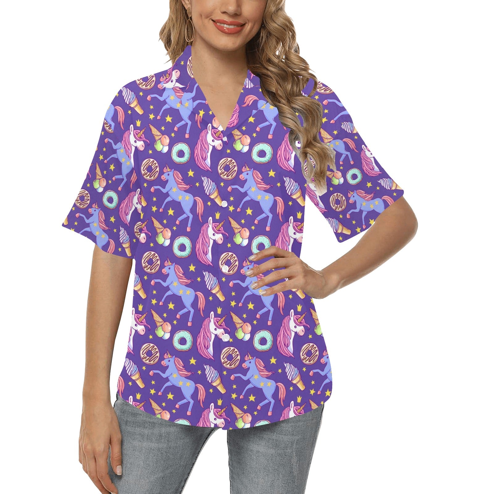 Unicorn Sweety Women's Hawaiian Shirt