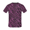 Zebra Pink Print Design LKS304 Men's All Over Print T-shirt