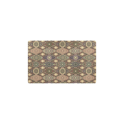 Mandala Motif Themed Design Print Kitchen Mat