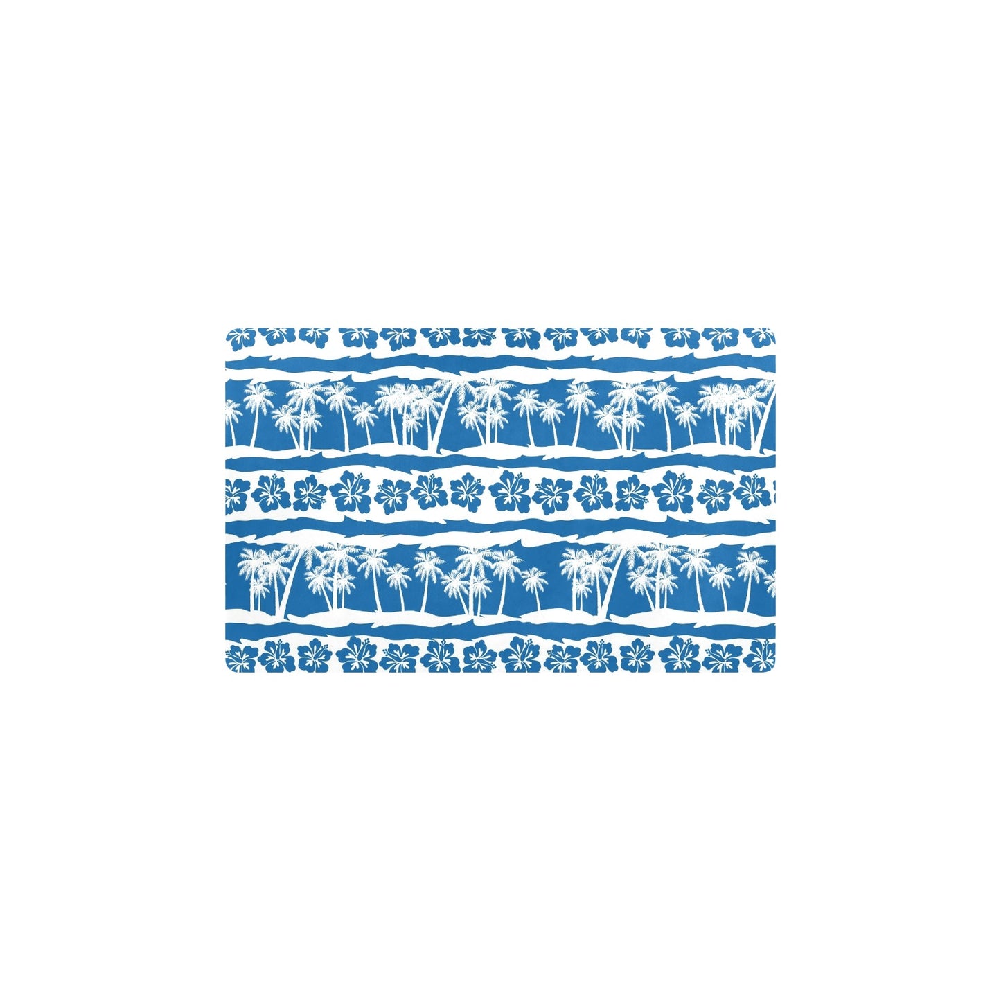 Hawaiian Themed Pattern Print Design H021 Kitchen Mat