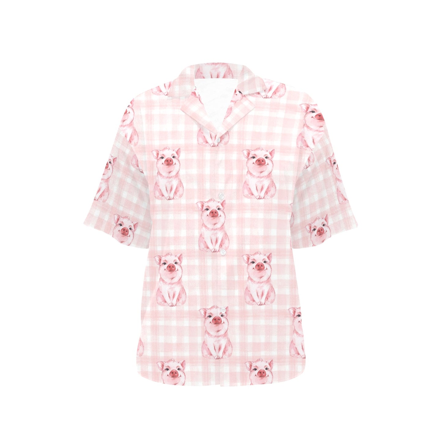 Pig Baby Pattern Print Design 01 Women's Hawaiian Shirt