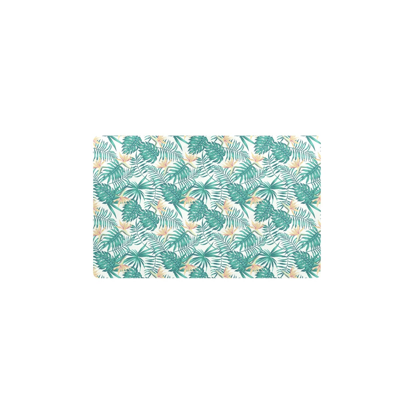 Bird Of Paradise Pattern Print Design 05 Kitchen Mat