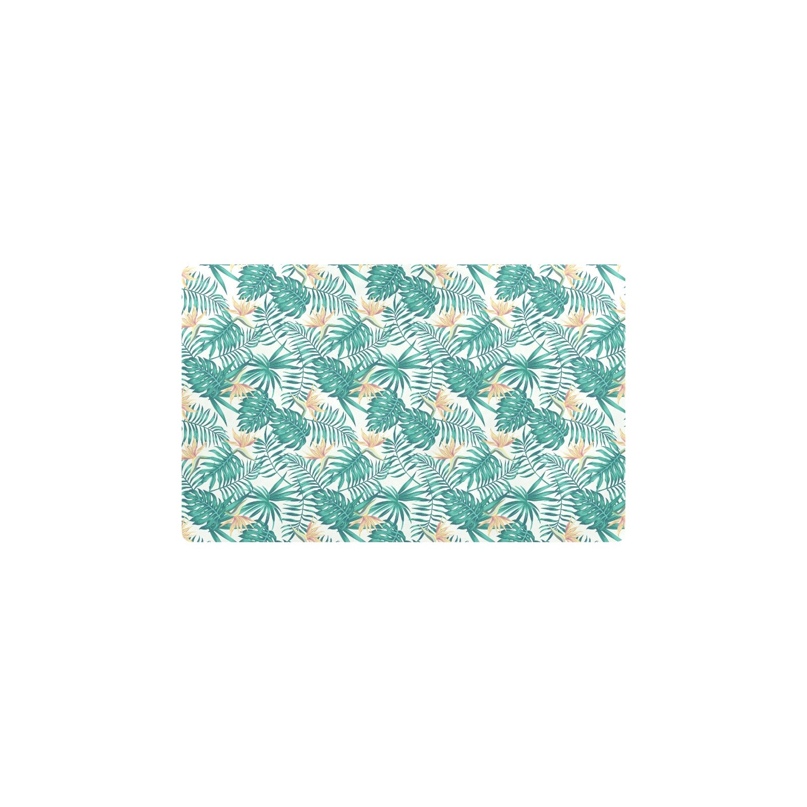 Bird Of Paradise Pattern Print Design 05 Kitchen Mat