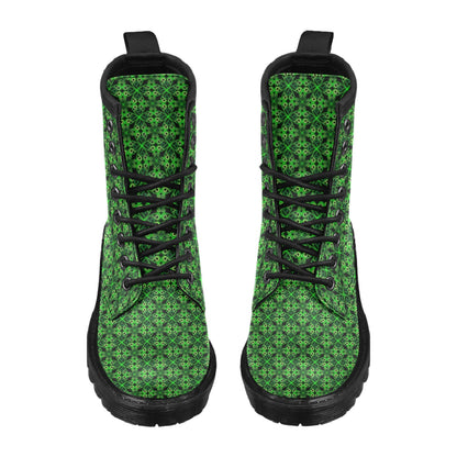 Celtic Green Neon Design Women's Boots