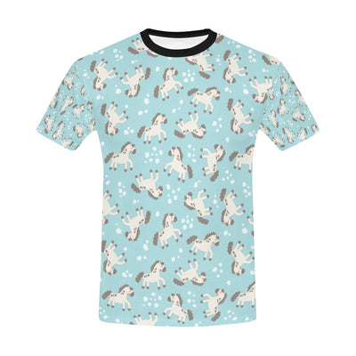 Horse Cute Print Design LKS306 Men's All Over Print T-shirt