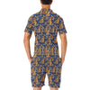 Cowboy Pattern Print Design 03 Men's Romper