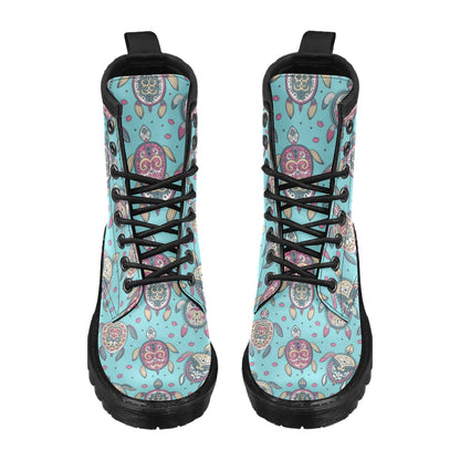 Sea Turtle Art Pattern Women's Boots