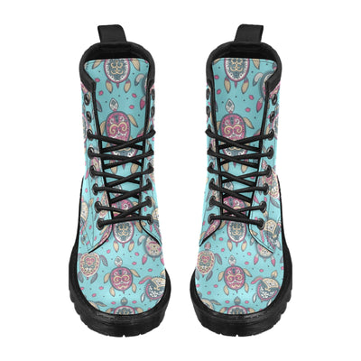 Sea Turtle Art Pattern Women's Boots