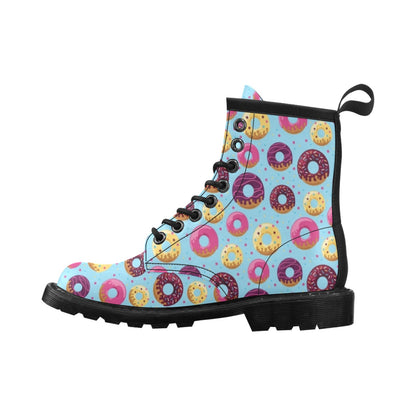 Donut Pattern Print Design DN07 Women's Boots