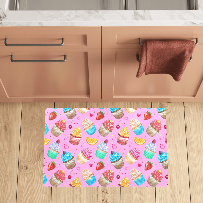 Cupcake Pattern Print Design CP05 Kitchen Mat