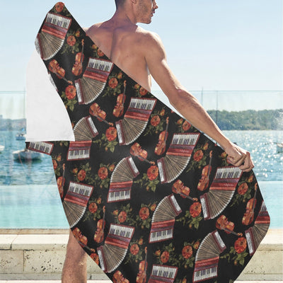 Accordion Print Design LKS403 Beach Towel 32" x 71"