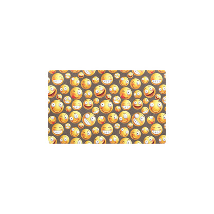 Smiley Face Emoji Print Design LKS303 Kitchen Mat
