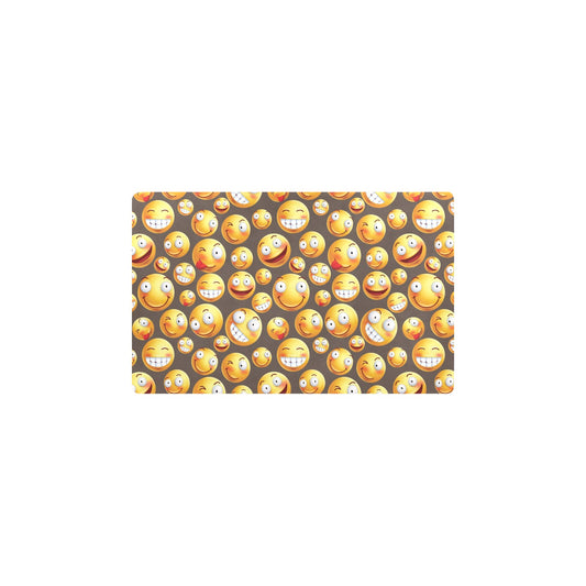Smiley Face Emoji Print Design LKS303 Kitchen Mat