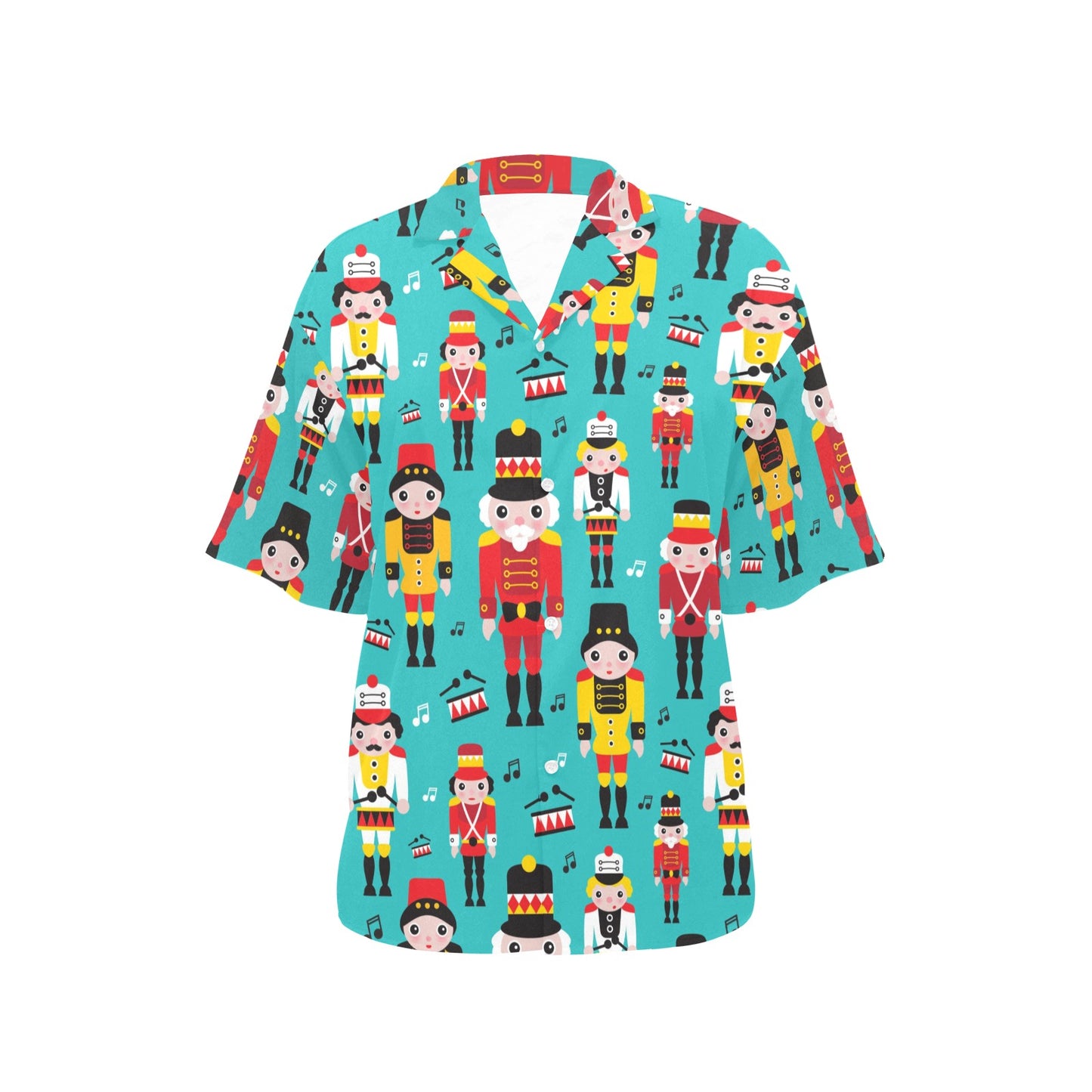 Nutcracker Pattern Print Design A03 Women's Hawaiian Shirt