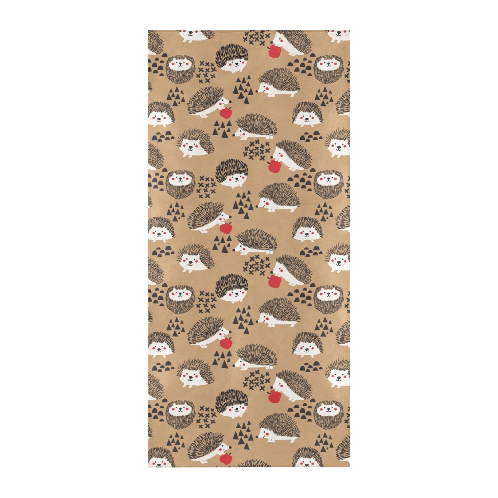 Hedgehog Print Design LKS403 Beach Towel 32" x 71"