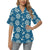 Anchor Pattern Print Design 01 Women's Hawaiian Shirt