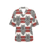 Native Indian Wolf Women's Hawaiian Shirt