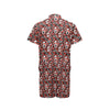 Native North American Themed Print Men's Romper