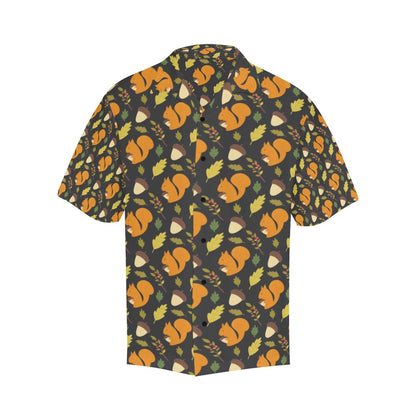 Squirrel Print Design LKS301 Men's Hawaiian Shirt