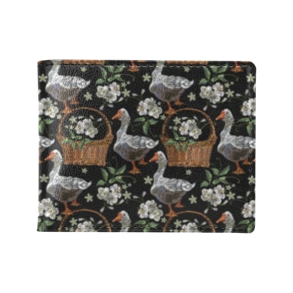 Goose Print Design LKS406 Men's ID Card Wallet