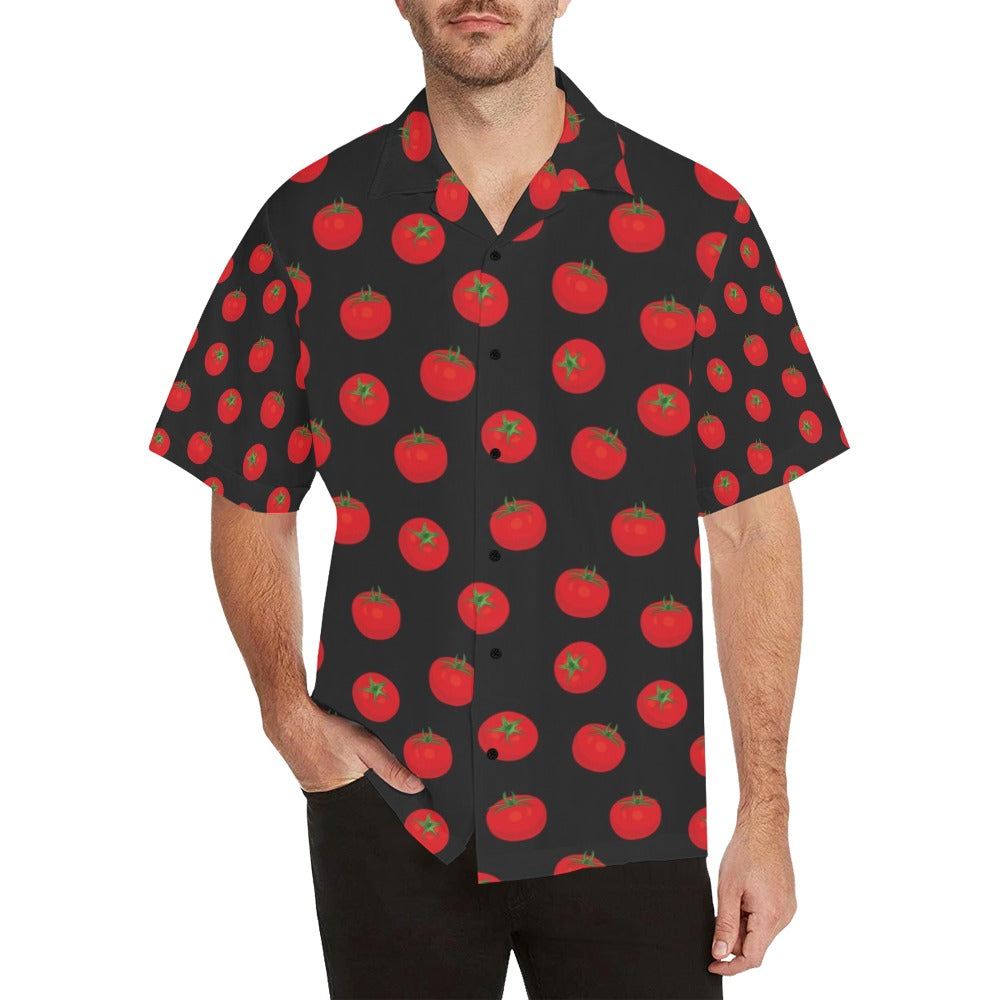 Tomato Print Design LKS305 Men's Hawaiian Shirt