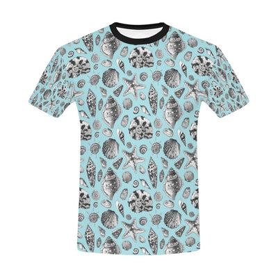 Seashell Beach Print Design LKS302 Men's All Over Print T-shirt