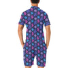 Sea Turtle Print Design LKS309 Men's Romper